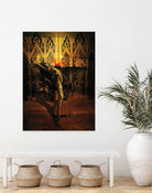 Kate Upton Temple by Daniel Stanford on GIANT ART - brown photo art