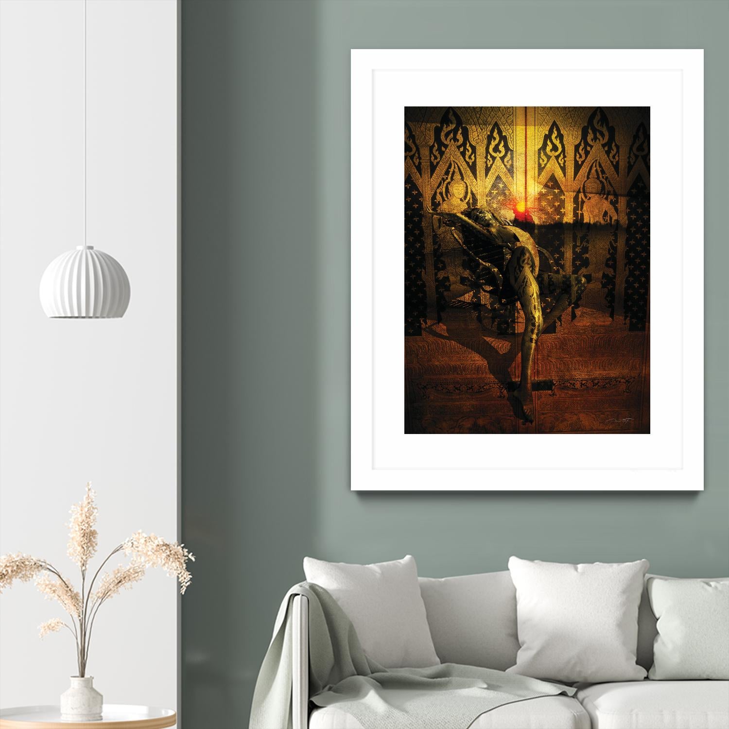 Kate Upton Temple by Daniel Stanford on GIANT ART - brown photo art