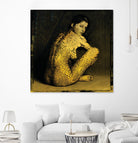 Laetitie Casta Nude by Daniel Stanford on GIANT ART - brown photo art