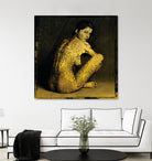 Laetitie Casta Nude by Daniel Stanford on GIANT ART - brown photo art