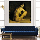 Laetitie Casta Nude by Daniel Stanford on GIANT ART - brown photo art