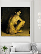 Laetitie Casta Nude by Daniel Stanford on GIANT ART - brown photo art