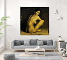 Laetitie Casta Nude by Daniel Stanford on GIANT ART - brown photo art