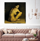 Laetitie Casta Nude by Daniel Stanford on GIANT ART - brown photo art