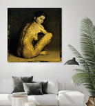 Laetitie Casta Nude by Daniel Stanford on GIANT ART - brown photo art