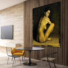 Laetitie Casta Nude by Daniel Stanford on GIANT ART - brown photo art