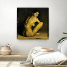 Laetitie Casta Nude by Daniel Stanford on GIANT ART - brown photo art