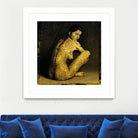 Laetitie Casta Nude by Daniel Stanford on GIANT ART - brown photo art