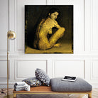 Laetitie Casta Nude by Daniel Stanford on GIANT ART - brown photo art