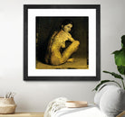 Laetitie Casta Nude by Daniel Stanford on GIANT ART - brown photo art