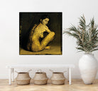Laetitie Casta Nude by Daniel Stanford on GIANT ART - brown photo art