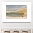 Light Blue Lagoa by Daniel Stanford on GIANT ART - beige landscape sand