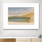 Light Blue Lagoa by Daniel Stanford on GIANT ART - beige landscape sand