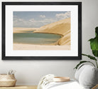 Light Blue Lagoa by Daniel Stanford on GIANT ART - beige landscape sand