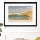 Light Blue Lagoa by Daniel Stanford on GIANT ART - beige landscape sand