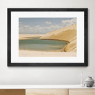 Light Blue Lagoa by Daniel Stanford on GIANT ART - beige landscape sand