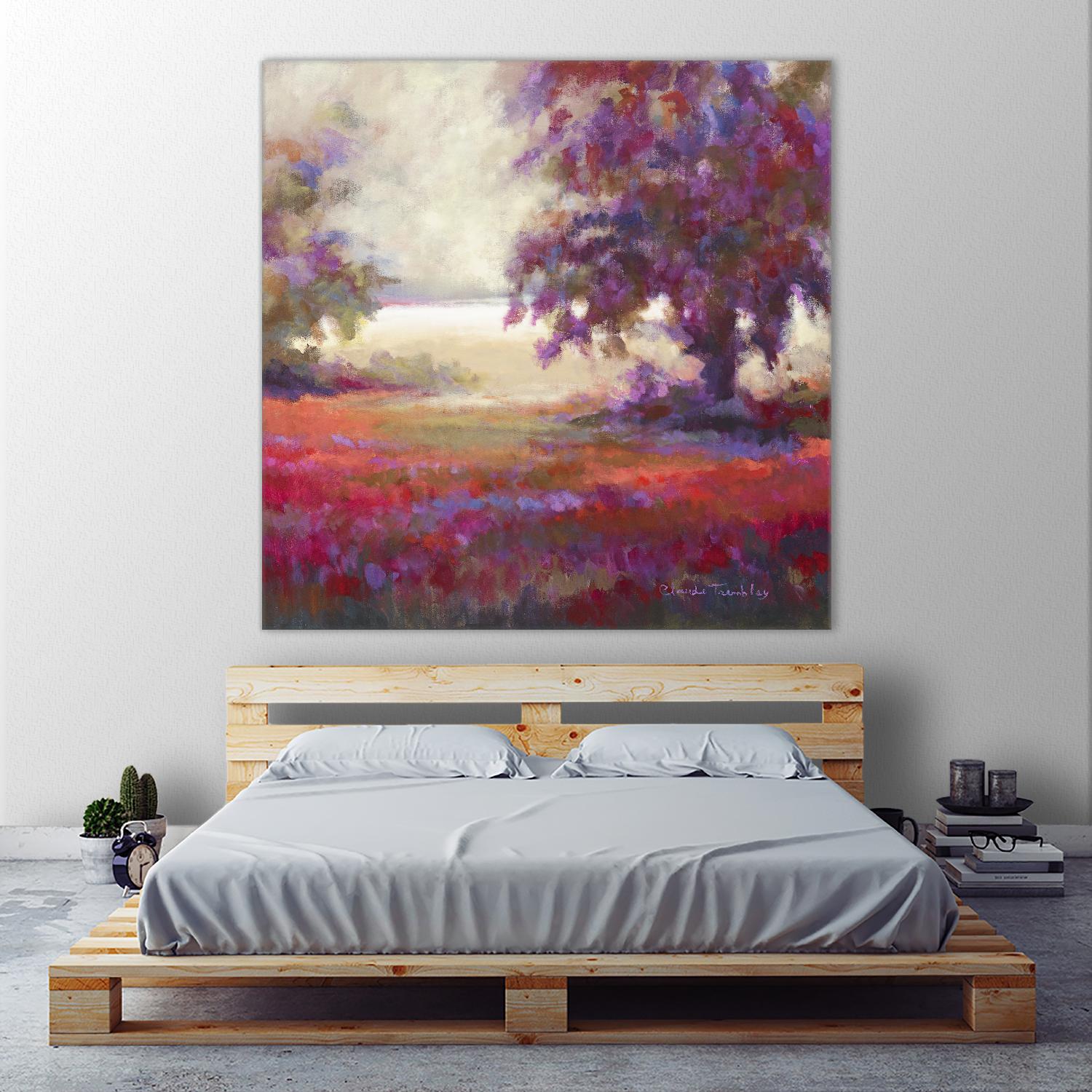 Au seuil de l’étonnement by Claude Tremblay on GIANT ART - brown trees