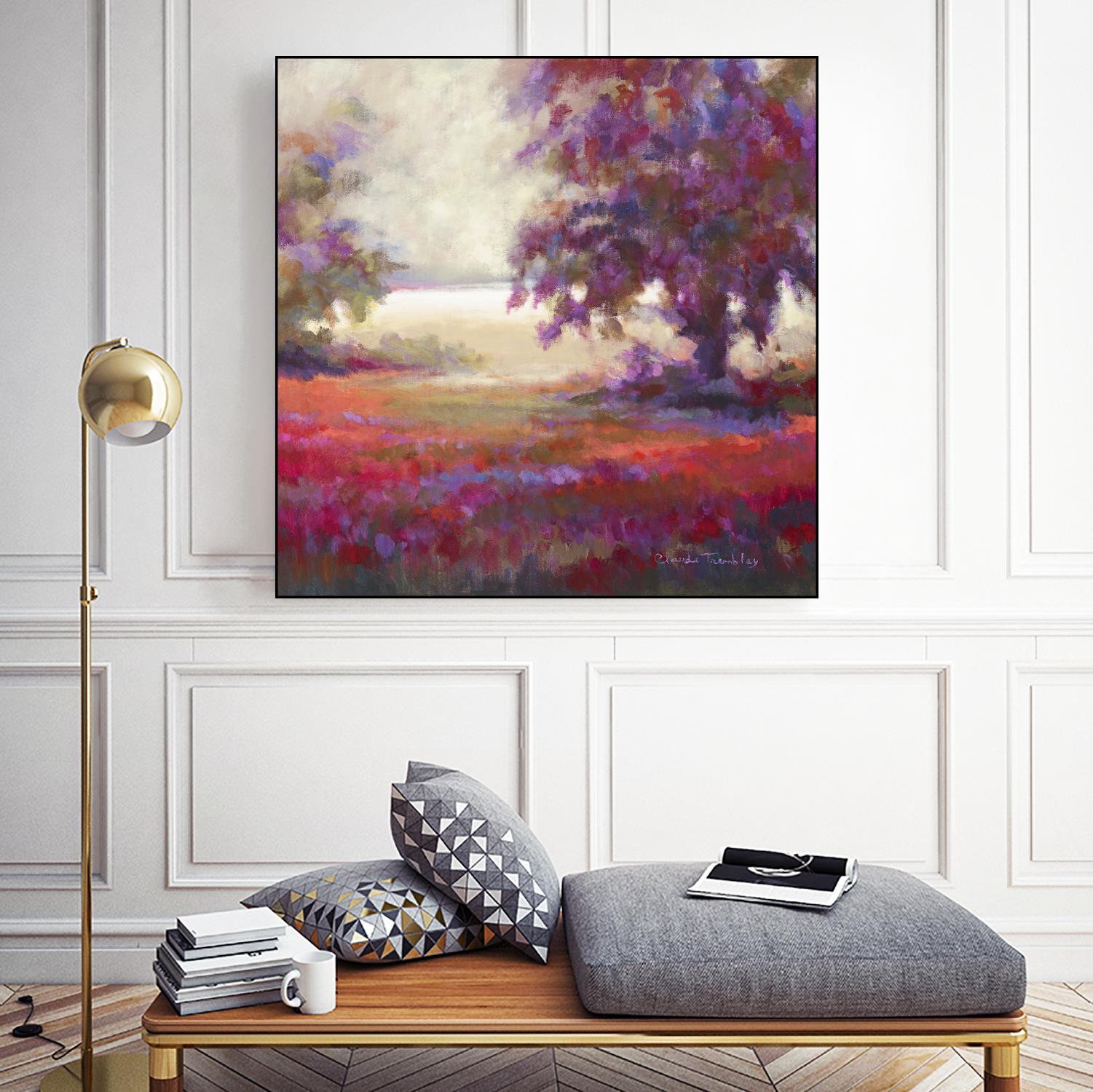 Au seuil de l’étonnement by Claude Tremblay on GIANT ART - brown trees