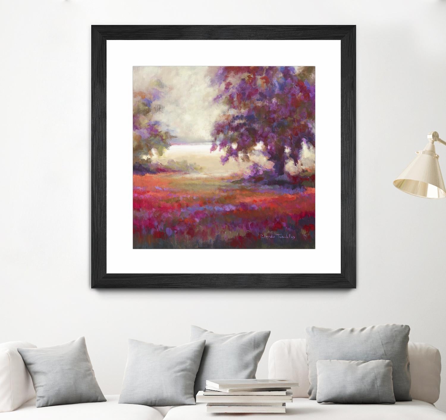 Au seuil de l’étonnement by Claude Tremblay on GIANT ART - brown trees