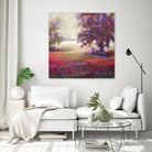 Au seuil de l’étonnement by Claude Tremblay on GIANT ART - red landscape flowers