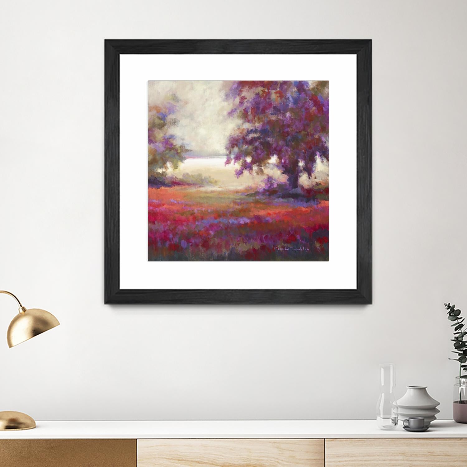 Au seuil de l’étonnement by Claude Tremblay on GIANT ART - brown trees