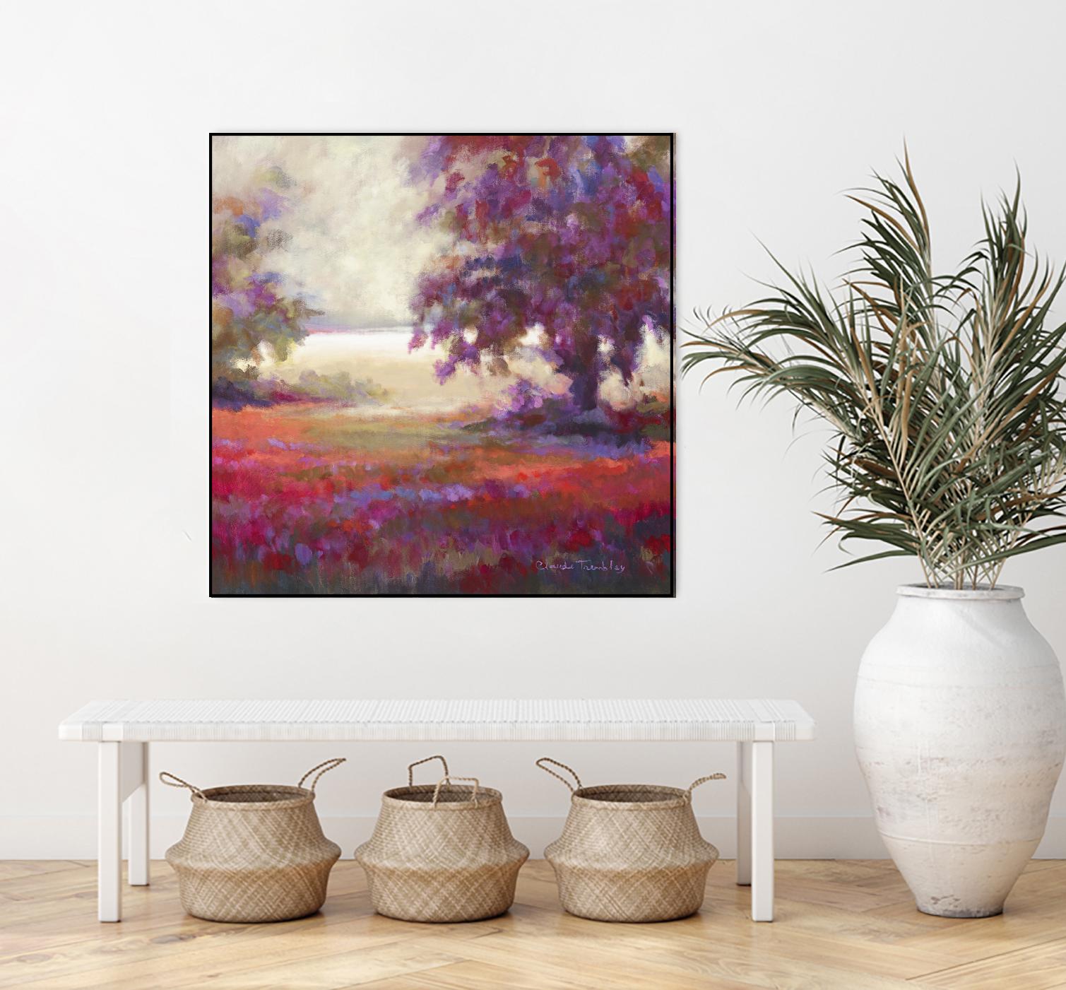 Au seuil de l’étonnement by Claude Tremblay on GIANT ART - brown trees