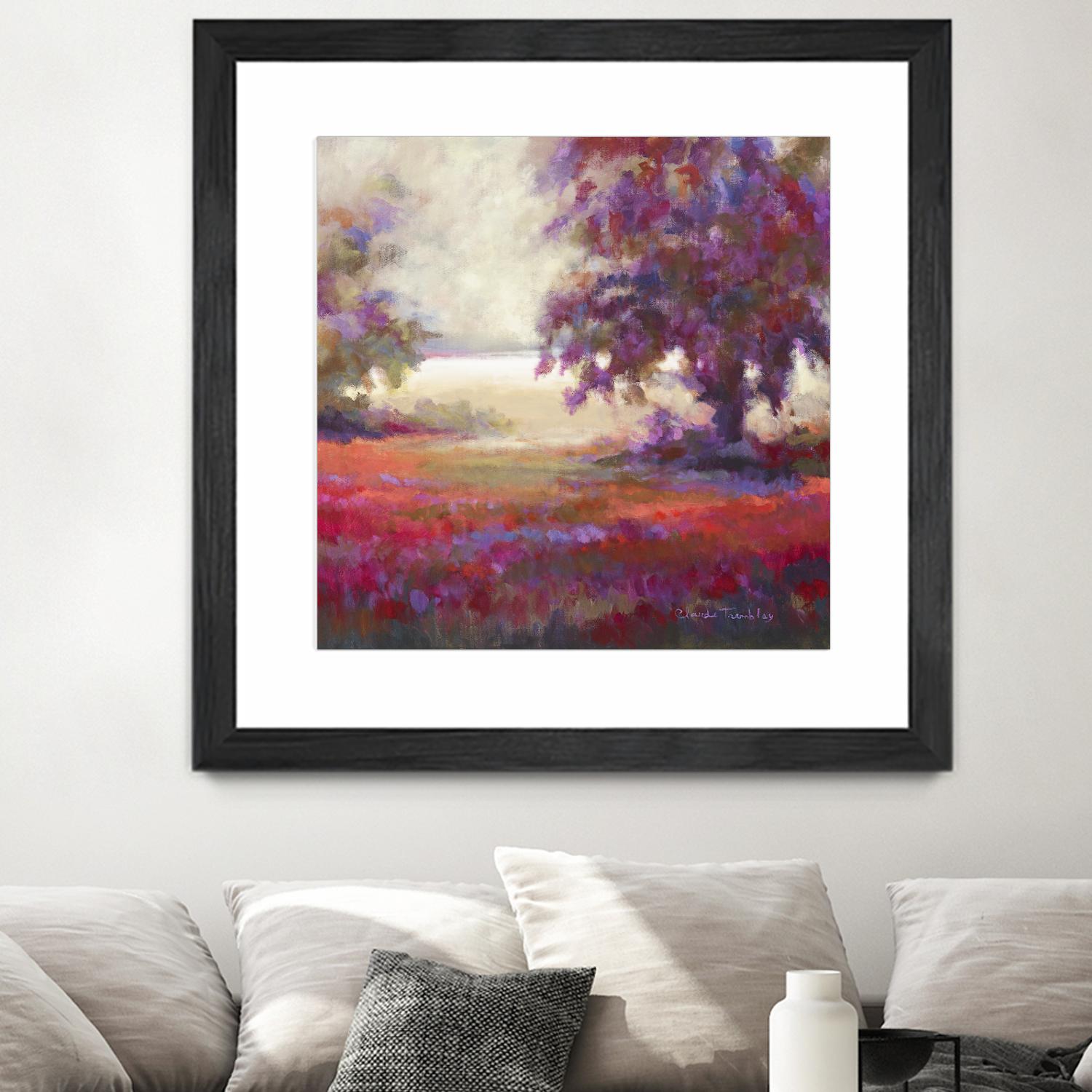 Au seuil de l’étonnement by Claude Tremblay on GIANT ART - brown trees