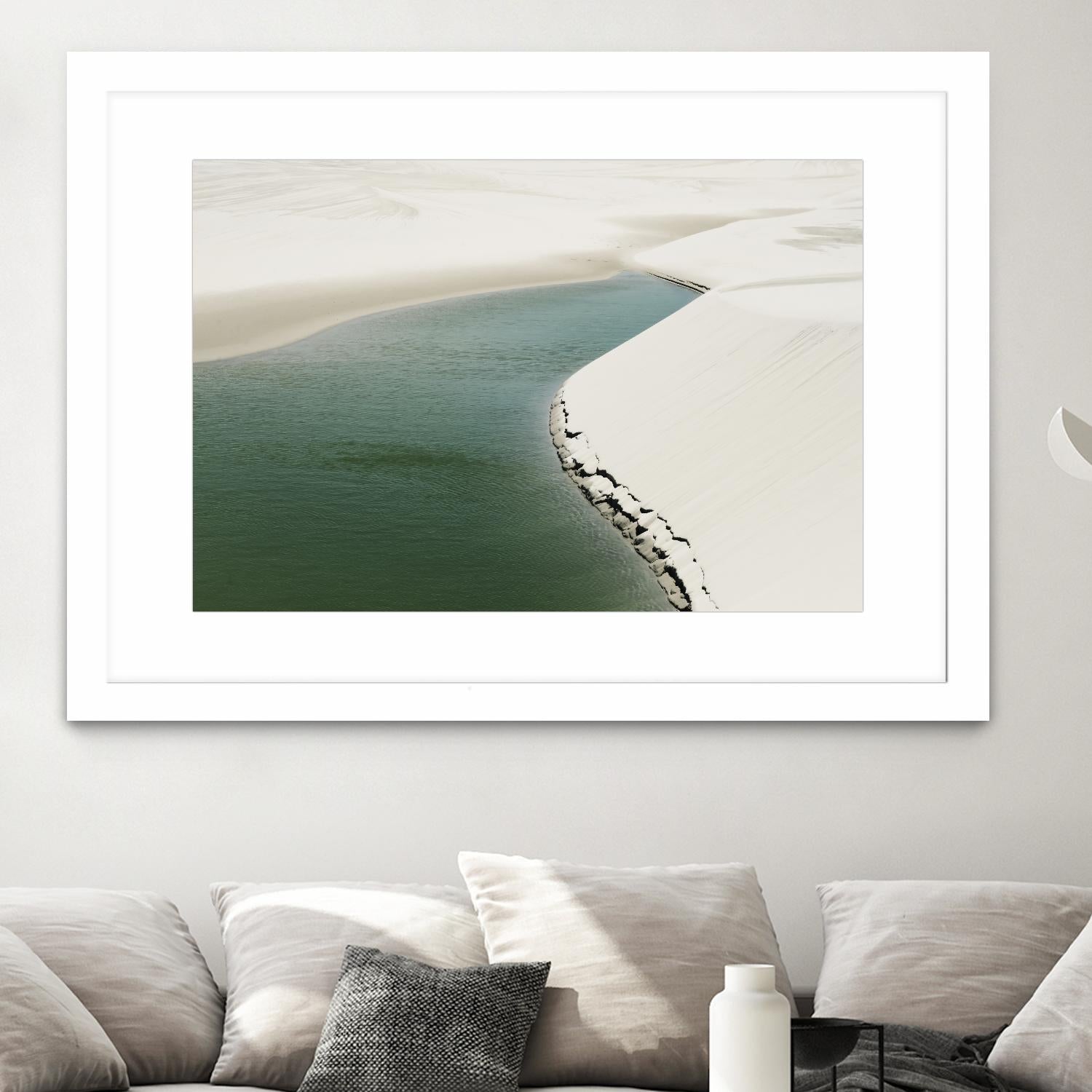 Pale Dunes by Daniel Stanford on GIANT ART - beige landscape sand