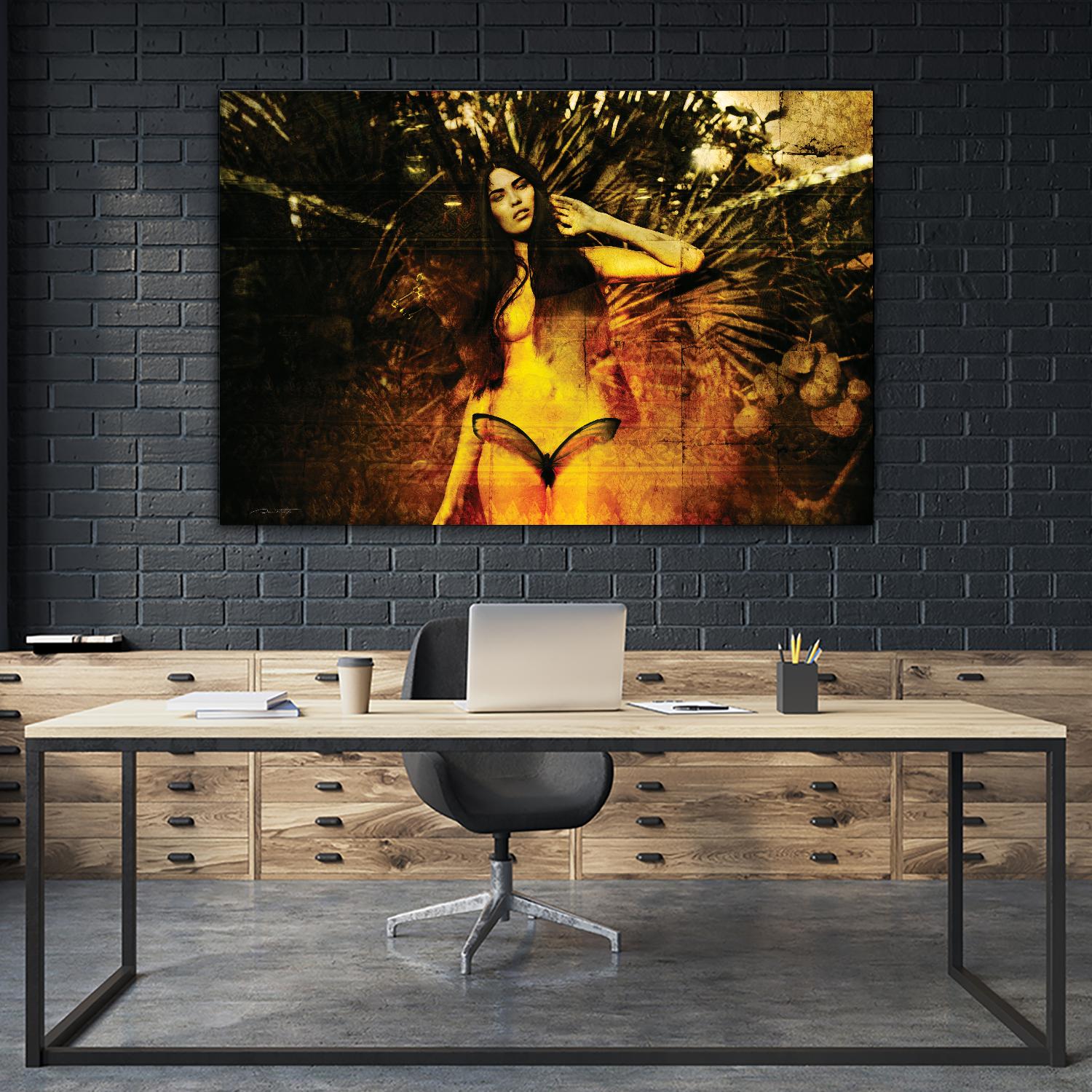 Butterfly by Daniel Stanford on GIANT ART - yellow photo art