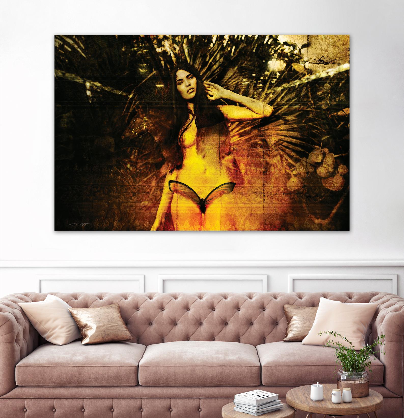 Butterfly by Daniel Stanford on GIANT ART - yellow photo art