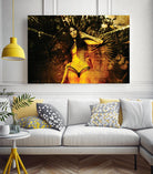 Butterfly by Daniel Stanford on GIANT ART - orange figurative artistes du québec