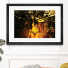 Butterfly by Daniel Stanford on GIANT ART - orange figurative artistes du québec