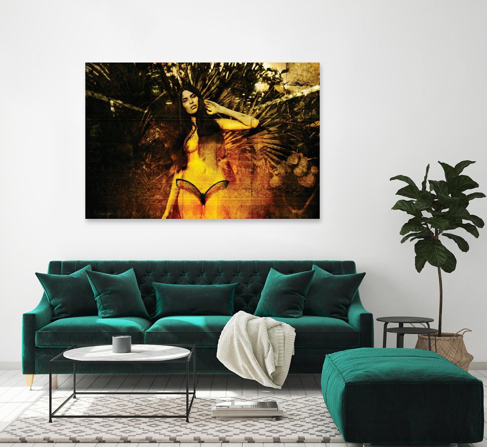 Butterfly by Daniel Stanford on GIANT ART - orange figurative artistes du québec