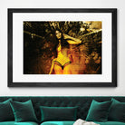 Butterfly by Daniel Stanford on GIANT ART - orange figurative artistes du québec