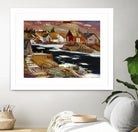 Boom Boom Rivière North shore by Louis Tremblay on GIANT ART - beige landscape artistes du québec