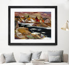 Boom Boom Rivière North shore by Louis Tremblay on GIANT ART - beige landscape artistes du québec