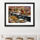 Boom Boom Rivière North shore by Louis Tremblay on GIANT ART - beige landscape artistes du québec