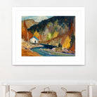 Saveur d’automne by Louis Tremblay on GIANT ART - orange landscape mountain