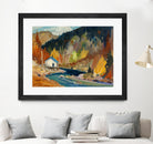 Saveur d’automne by Louis Tremblay on GIANT ART - orange landscape mountain