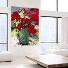 aquarius by Doris Savard on GIANT ART - green floral