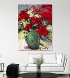 aquarius by Doris Savard on GIANT ART - green floral