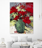 aquarius by Doris Savard on GIANT ART - green floral