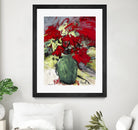 aquarius by Doris Savard on GIANT ART - red flowers peintres canadiens