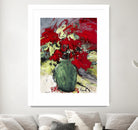 aquarius by Doris Savard on GIANT ART - red flowers peintres canadiens