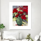 aquarius by Doris Savard on GIANT ART - red flowers peintres canadiens