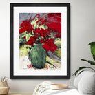 aquarius by Doris Savard on GIANT ART - red flowers peintres canadiens