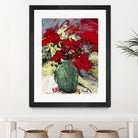 aquarius by Doris Savard on GIANT ART - red flowers peintres canadiens