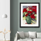 aquarius by Doris Savard on GIANT ART - red flowers peintres canadiens