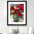 aquarius by Doris Savard on GIANT ART - red flowers peintres canadiens