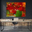 Amazona by Doris Savard on GIANT ART - red floral